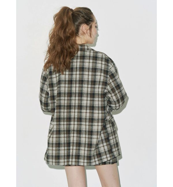 EVRIS「チェックルーズジャケット【セットアップ着用可能】」|テーラードジャケット|