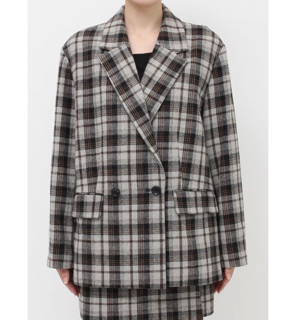 EVRIS「チェックルーズジャケット【セットアップ着用可能】」|テーラードジャケット|