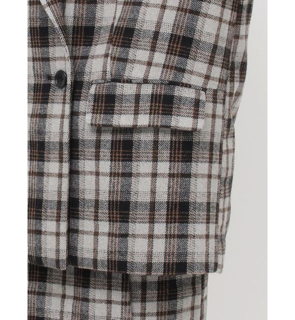 EVRIS「チェックルーズジャケット【セットアップ着用可能】」|テーラードジャケット|