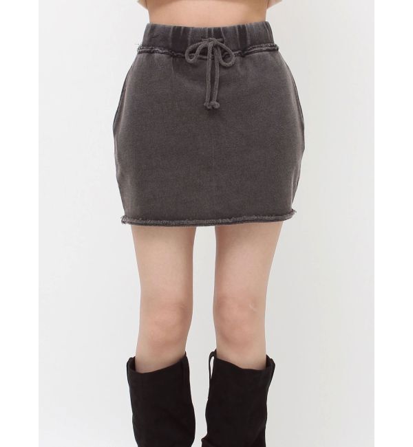 EVRIS「ブリーチスウェットミニスカート【セットアップ着用可能】」|スカート|