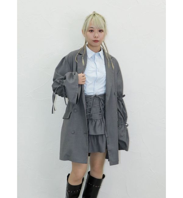 jouetie「アシメドロストギャザーシャツ」|シャツ・ブラウス|