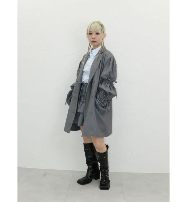 jouetie「アシメドロストギャザーシャツ」|シャツ・ブラウス|