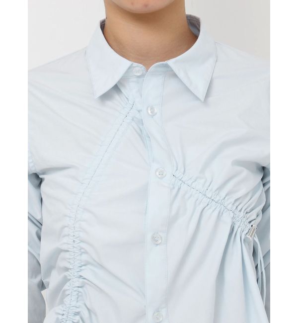 jouetie「アシメドロストギャザーシャツ」|シャツ・ブラウス|