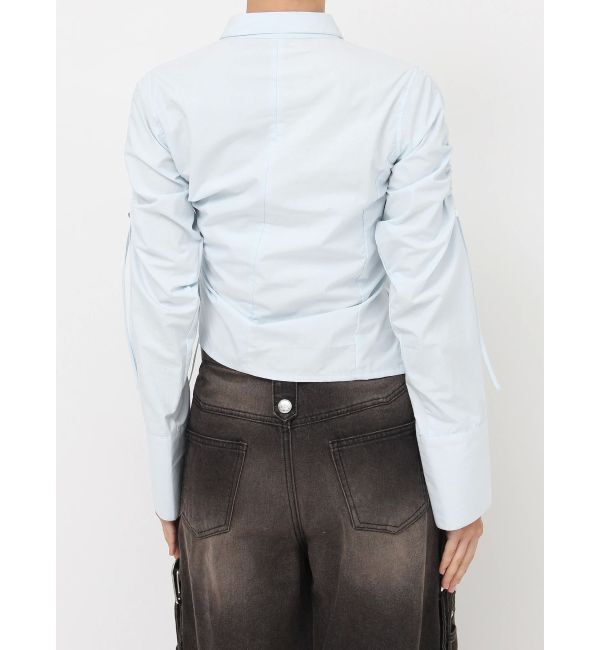 jouetie「アシメドロストギャザーシャツ」|シャツ・ブラウス|