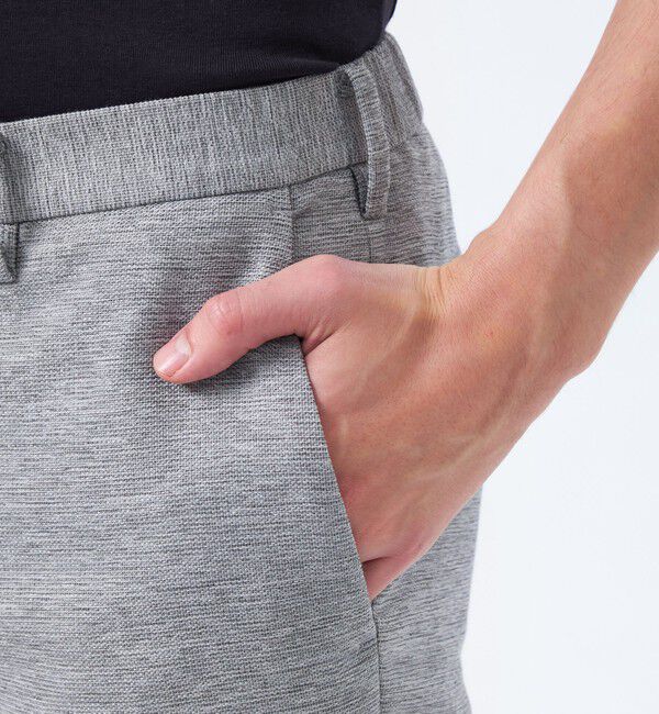 MACKINTOSH PHILOSOPHY「テーラードジャージーパンツ 杢カラミストレッチ」|スラックス|