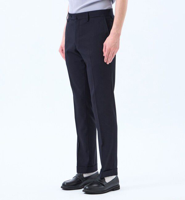 MACKINTOSH PHILOSOPHY「トロッター ウルトラライトトラウザーズ ナローサッカーストライプ」|スラックス|