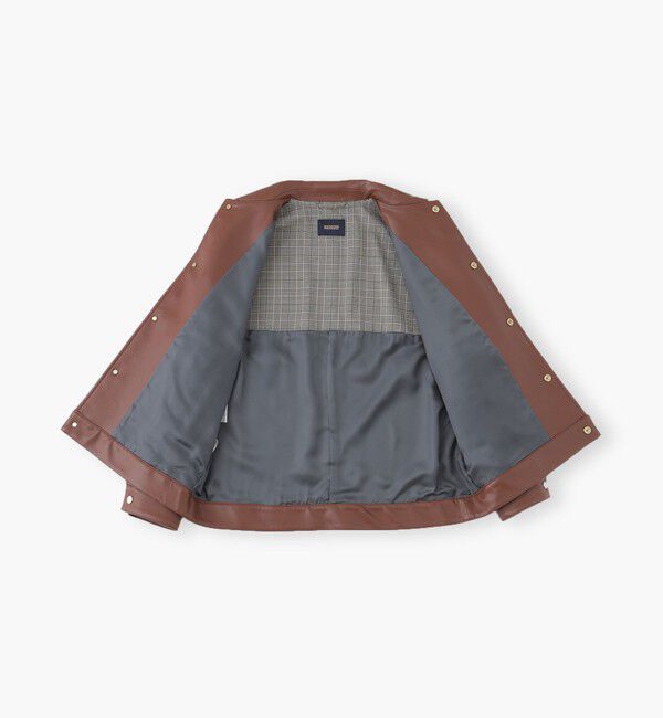 MACKINTOSH PHILOSOPHY「【WEB&一部店舗限定】Faux Leatherブルゾン」|ブルゾン・スタジャン|