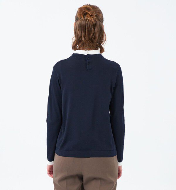 MACKINTOSH PHILOSOPHY「【25年秋冬モデル】Cleric Collar Knit ロングスリーブ」|ニット・セーター|