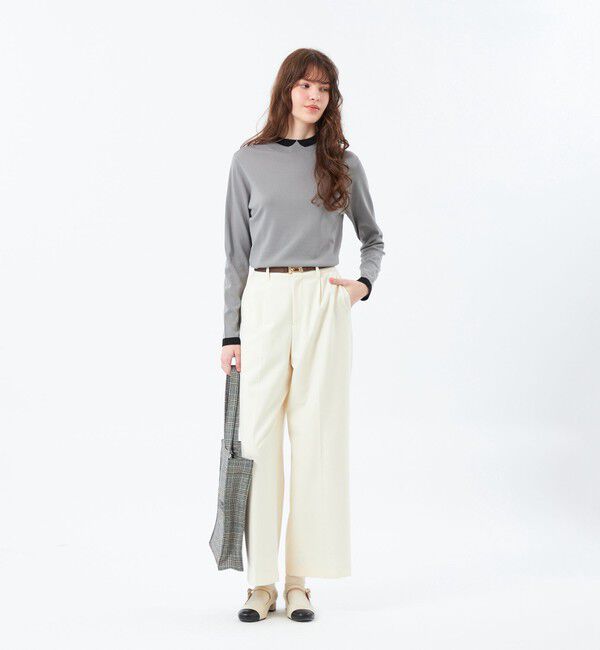 MACKINTOSH PHILOSOPHY「【25年秋冬モデル】Cleric Collar Knit ロングスリーブ」|ニット・セーター|