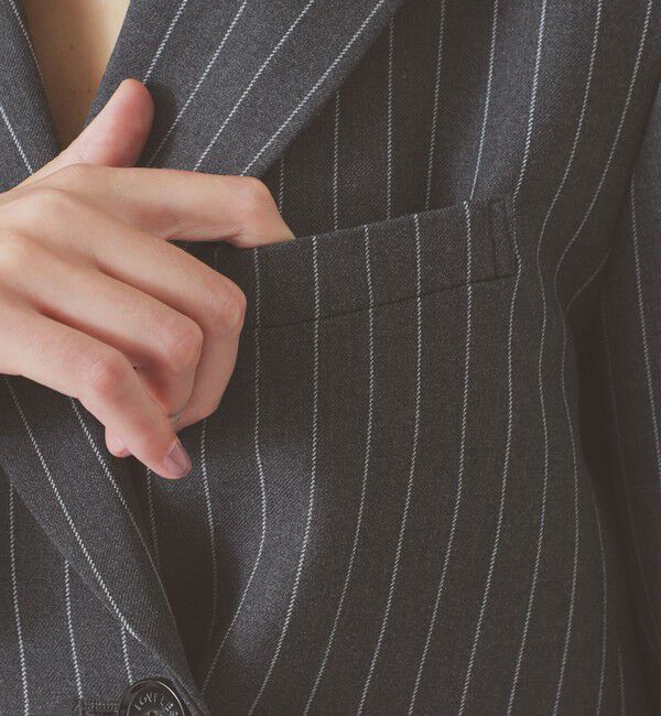  「ボックスクロップドジャケット」|テーラードジャケット|