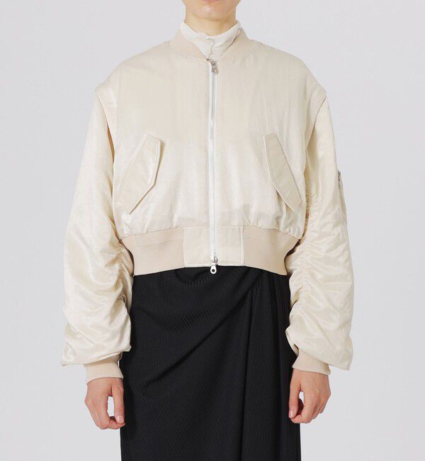  「コンパクトギャザーMA-1」|ブルゾン・スタジャン|