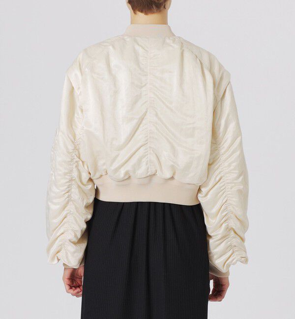  「コンパクトギャザーMA-1」|ブルゾン・スタジャン|