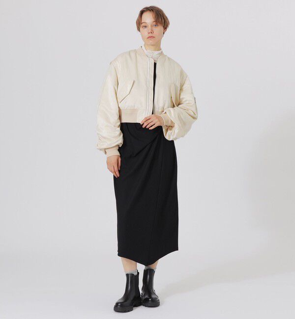  「コンパクトギャザーMA-1」|ブルゾン・スタジャン|