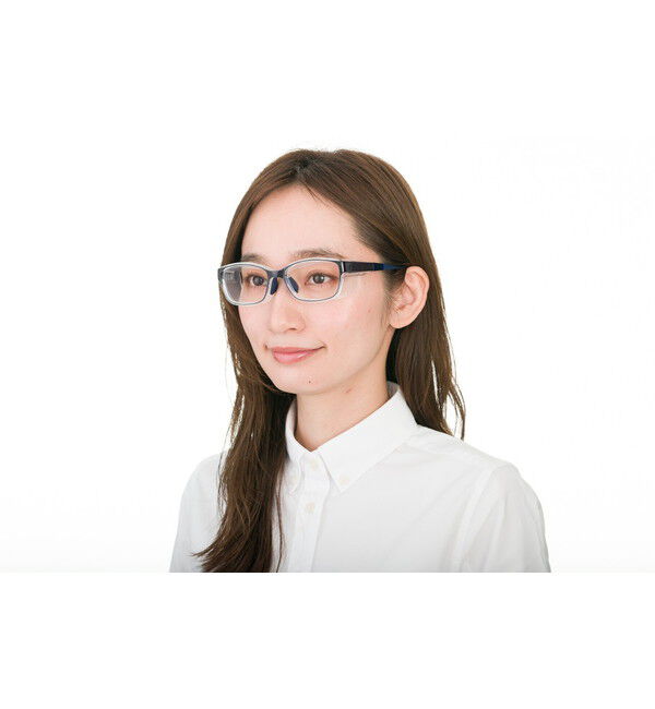  「ウェリントン型 飛沫・花粉対策めがね AIR VISOR ULTRA+ Lサイズ」|メガネ|