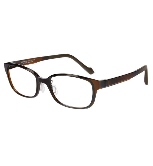  「ウェリントン型 メガネ｜軽くて壊れにくい Zoff SMART Regular｜レンズ交換券付｜伊達メガネ 眼鏡」|メガネ|ブラウン