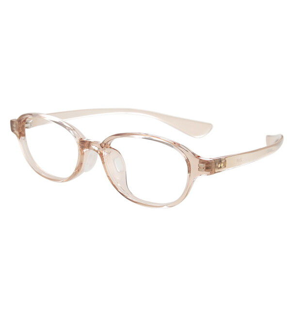  「オーバル型 軽量 メガネ｜黒縁 おうち時間を快適に過ごす ズレ落ち防止 レンズ交換券付き」|メガネ|