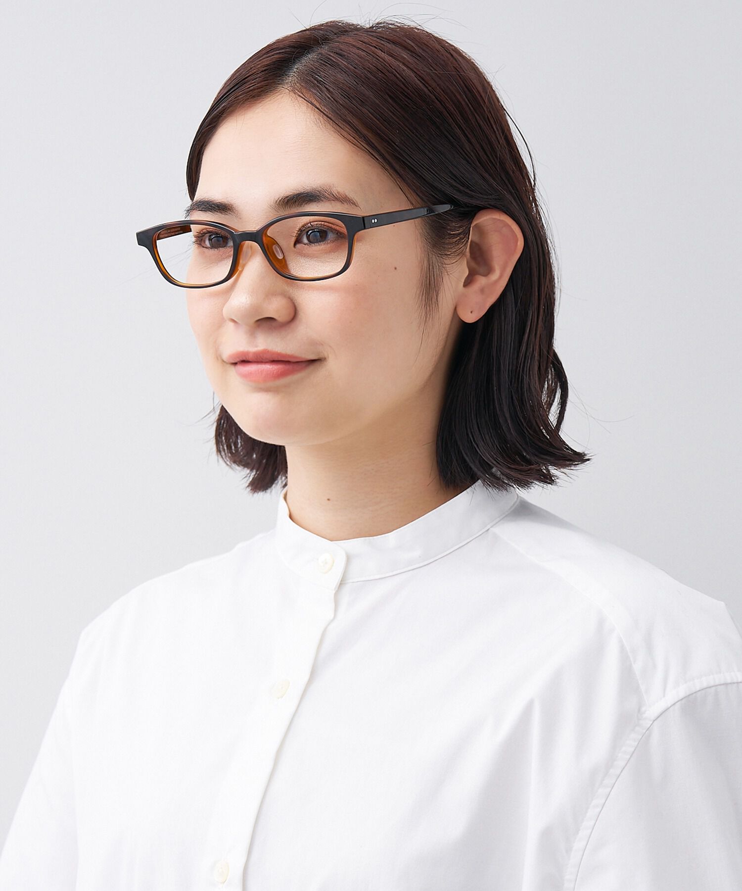  「スクエア型 軽量 メガネ｜黒縁 おうち時間を快適に過ごす ズレ落ち防止 レンズ交換券付き」|メガネ|