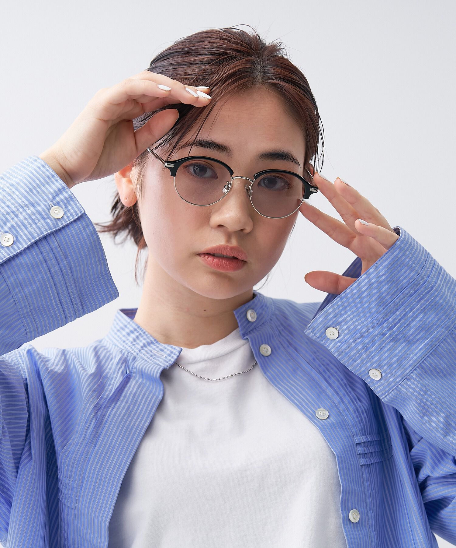  「ボストン型 サングラス｜TREND SUNGLASSES」|サングラス|ブラック