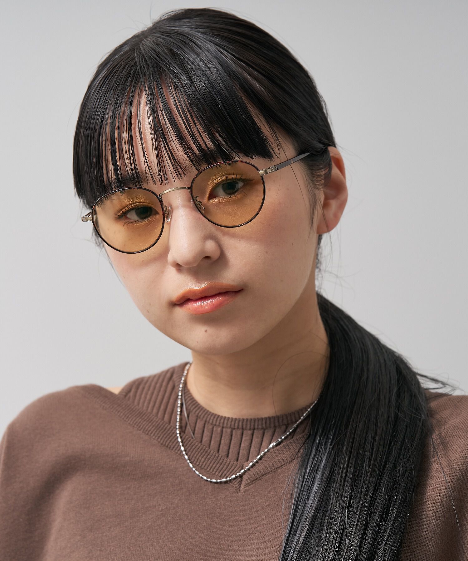  「Zoff｜UNITED ARROWS ボストン型 サングラス メタルフレーム【WEB限定】」|サングラス|