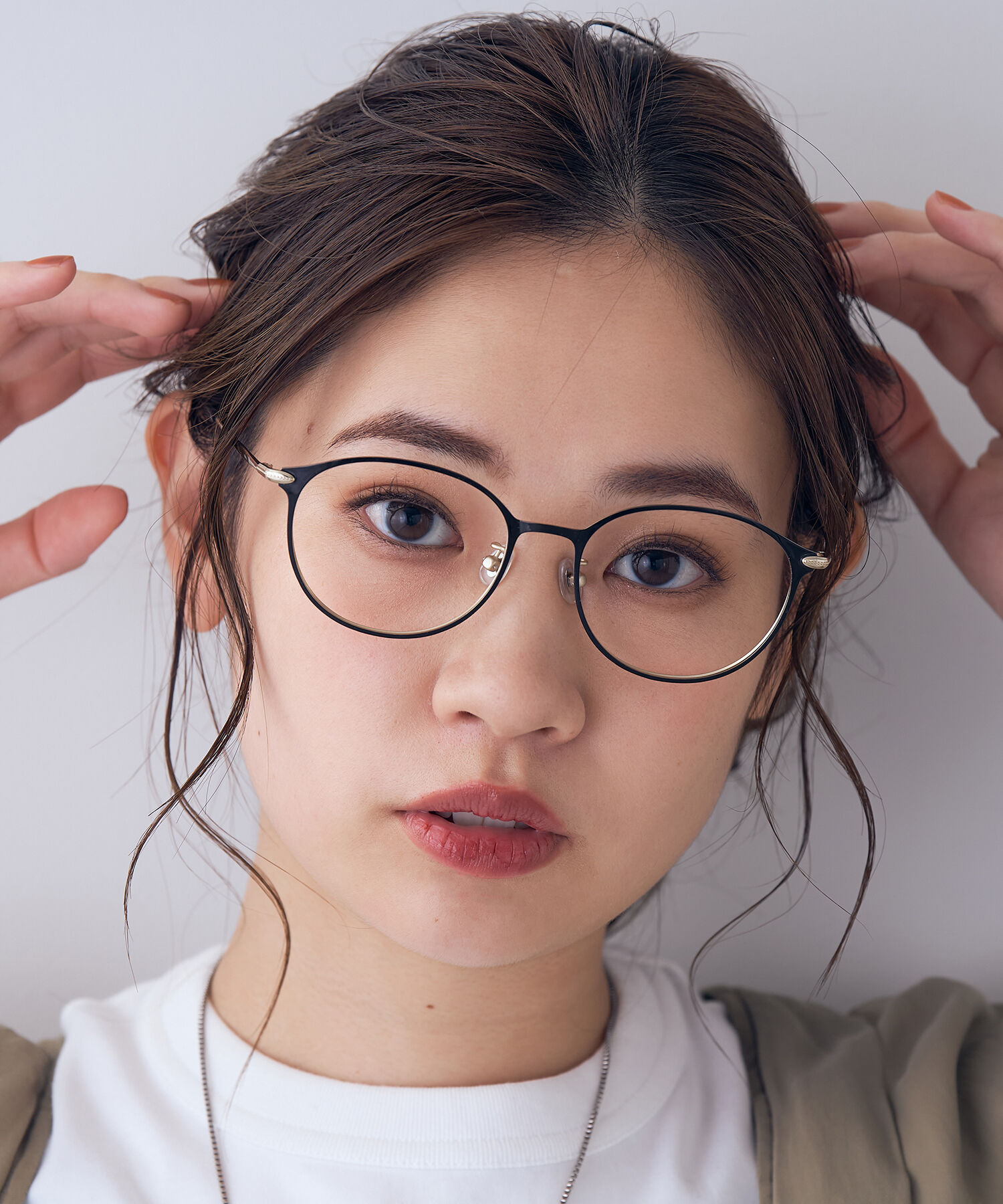  「ボストン型 メガネ｜丸みのあるメタルのボストンフレーム/CLASSIC レンズ交換券付き」|メガネ|