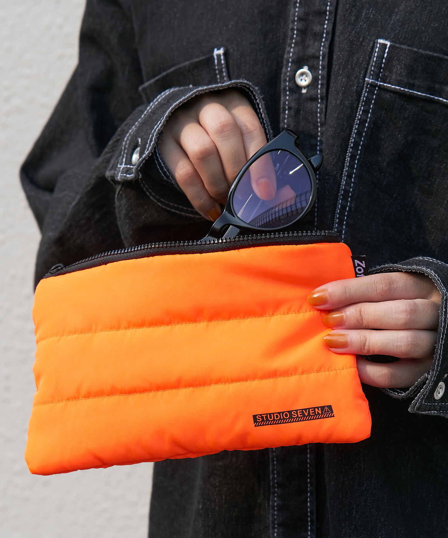  「Zoff｜STUDIO SEVEN スペシャルセット サングラス ケース グラスコード メガネ拭き 4点セット」|サングラス|