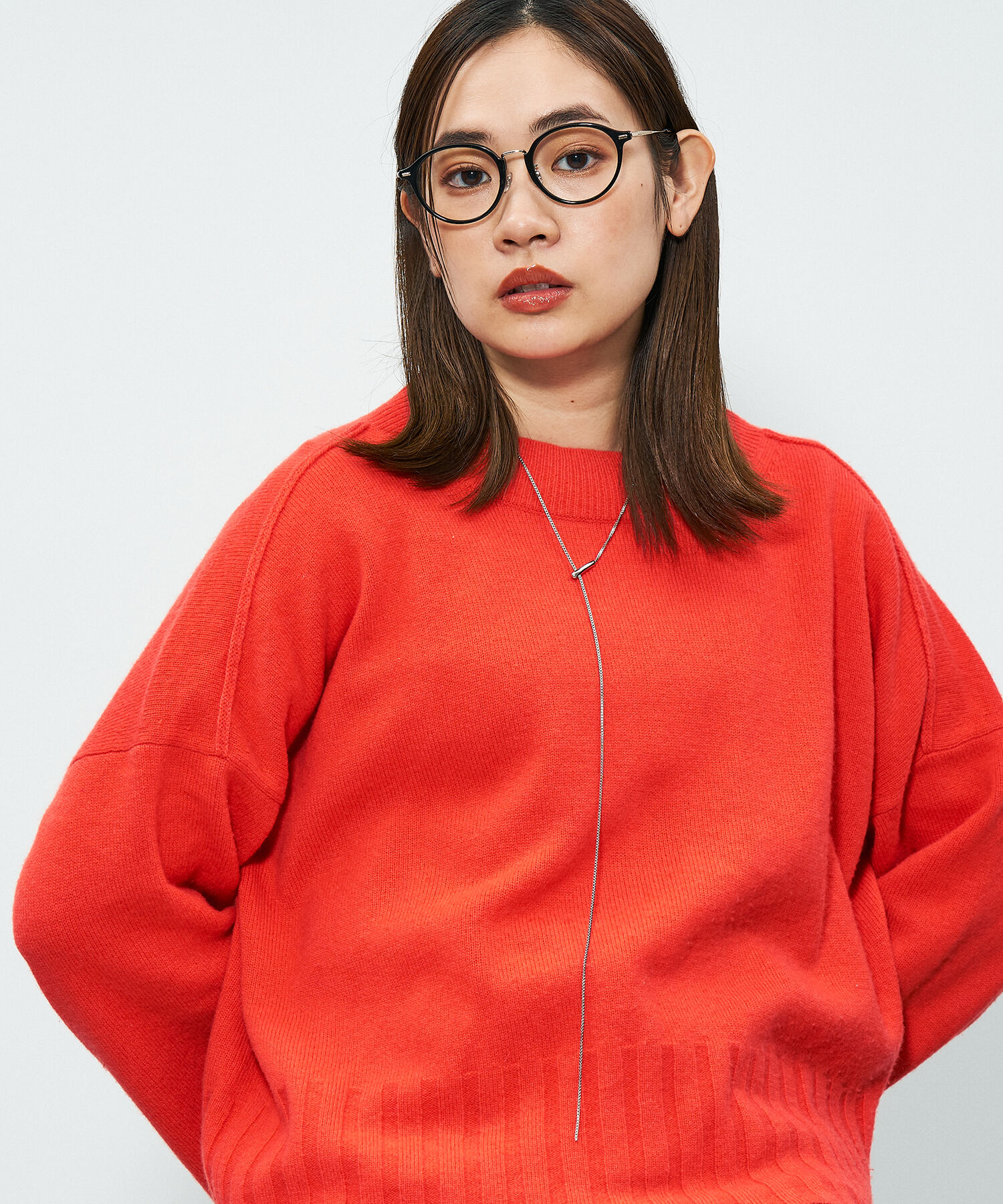  「Zoff｜STUDIO SEVEN｜ボストン型 メガネ｜コンビフレーム メタル クリアフレーム レンズ交換券付き」|メガネ|