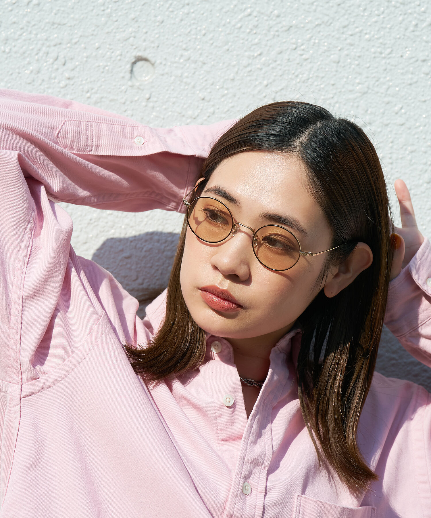  「【WEB限定】Zoff｜STUDIO SEVEN｜ラウンド型 丸型 サングラス｜メタルフレーム UVカット」|サングラス|