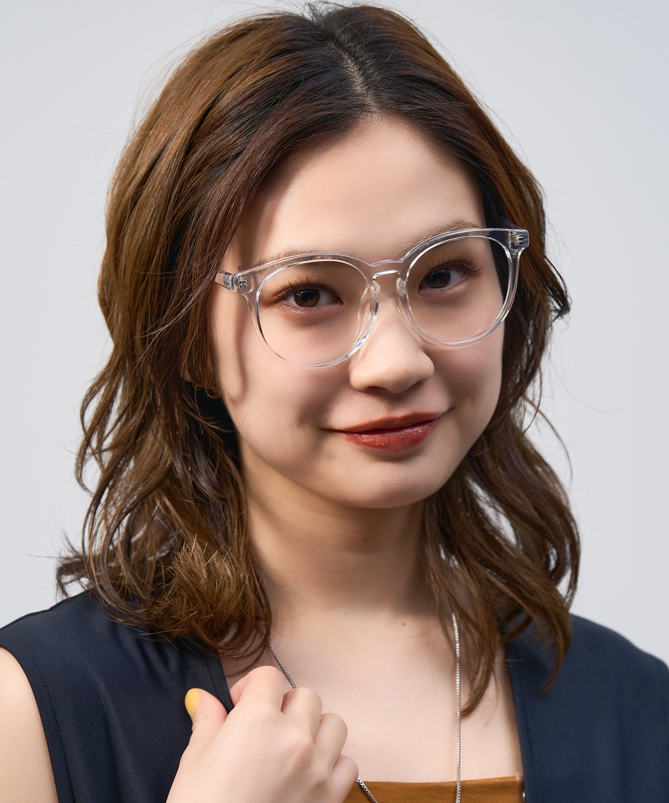  「Zoff | ボストン型 メガネ クリアフレーム 黒縁 伊達メガネ レンズ交換券付き」|メガネ|