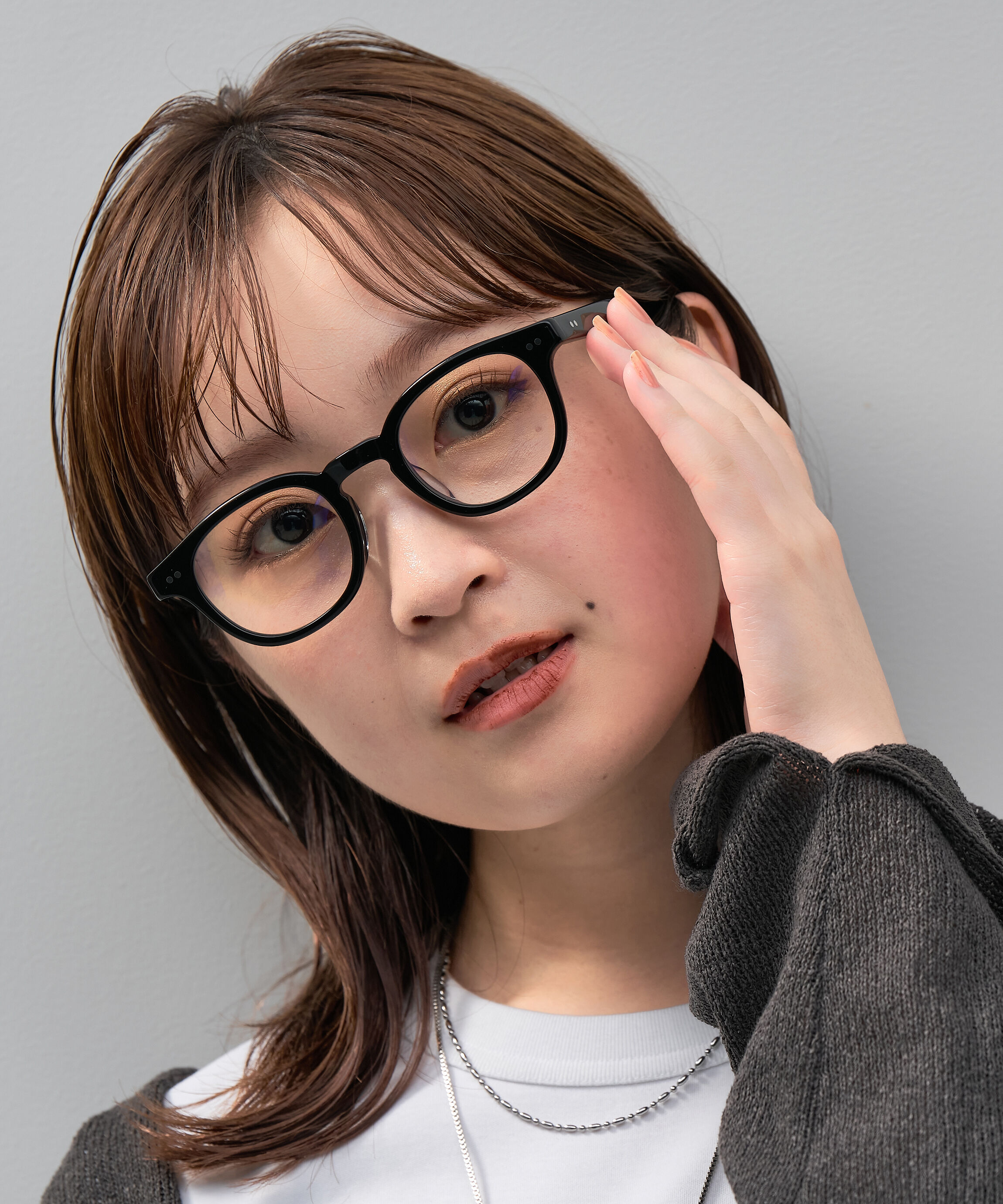  「【WEB限定】ウェリントン型 PCメガネ｜ブルーライトカットメガネ｜33%カット｜太縁 黒縁 べっ甲」|メガネ|