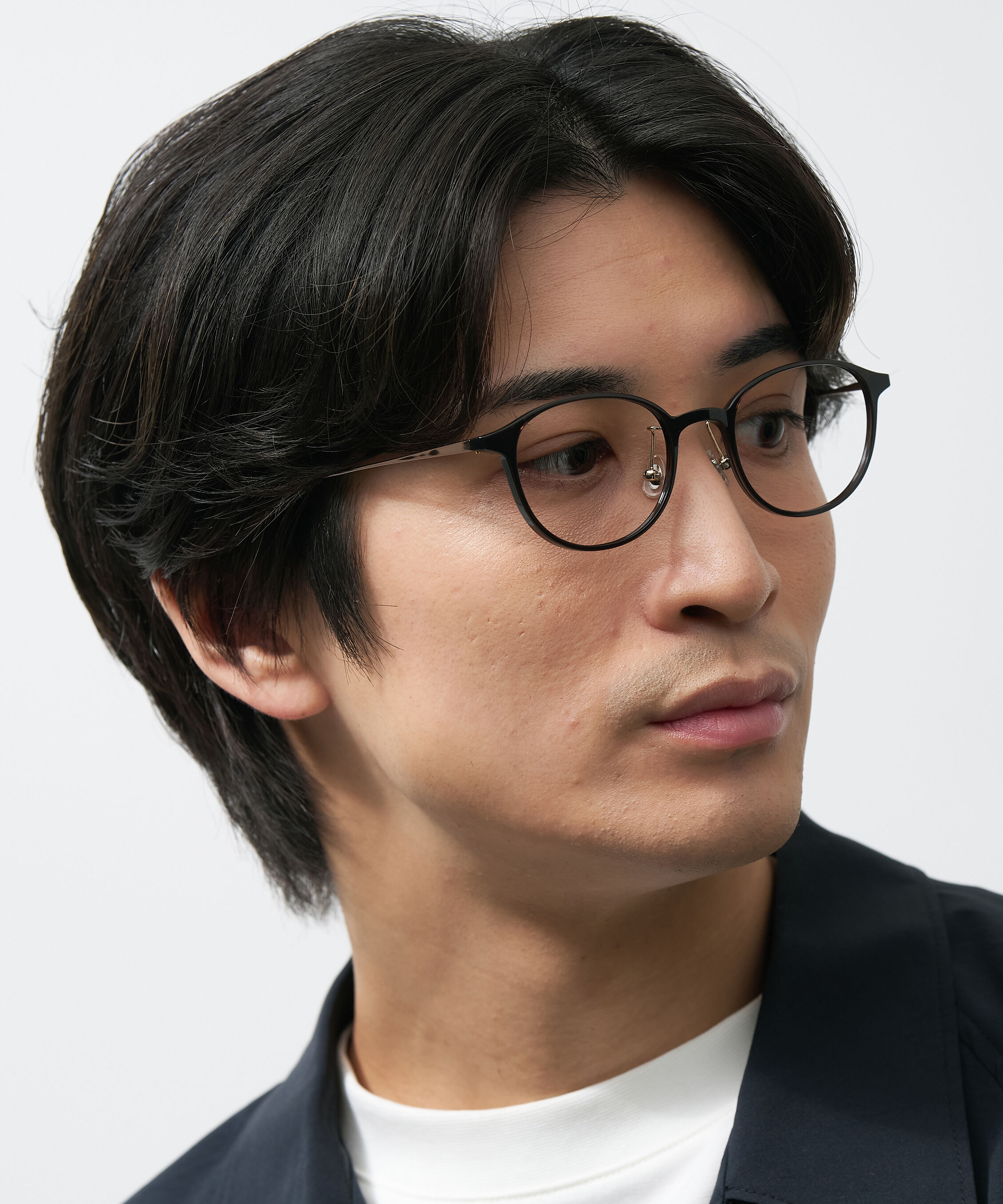  「ボストン型 軽量 メガネ｜ 軽量素材&times;チタン 大人可愛いメガネフレーム レンズ交換券付き」|メガネ|