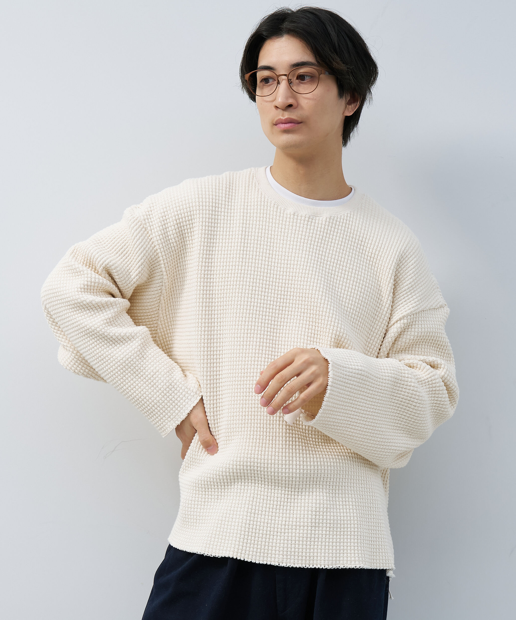  「ボストン型 大きめサイズ メガネ｜小顔効果 メタル&times;プラスチック 黒縁 レオパード柄 レンズ交換券付き」|メガネ|