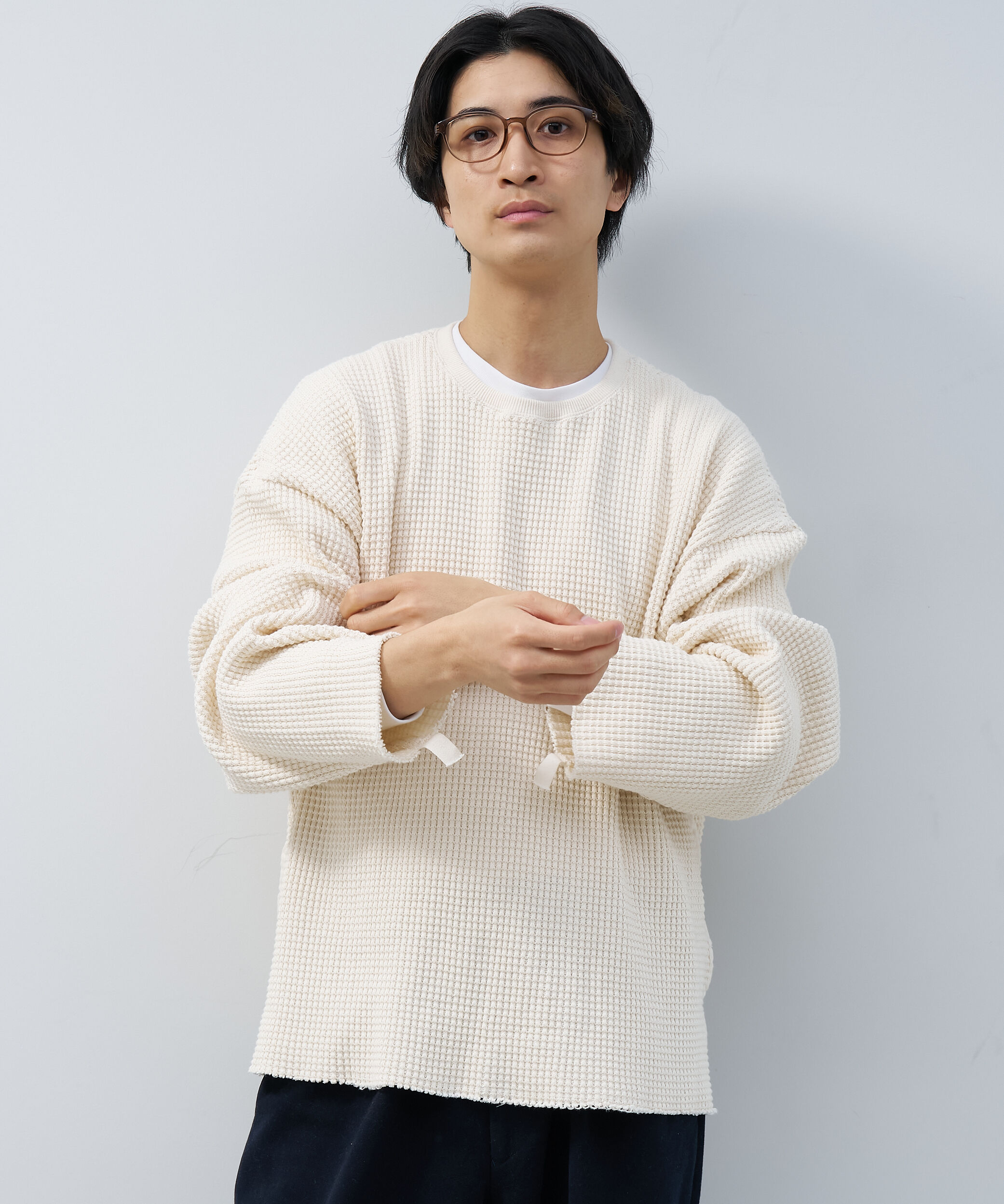  「ウェリントン型 メガネ｜ フィット感抜群 黒縁 レオパード柄 レンズ交換券付き」|メガネ|