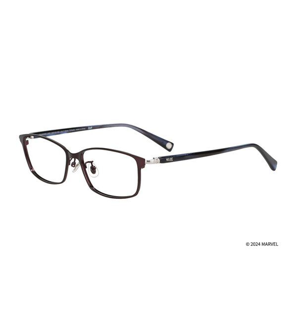  「MARVEL COLLECTION 2024 スパイダーマン | スクエア型 メガネ メタルフレーム  レンズ交換券付」|メガネ|
