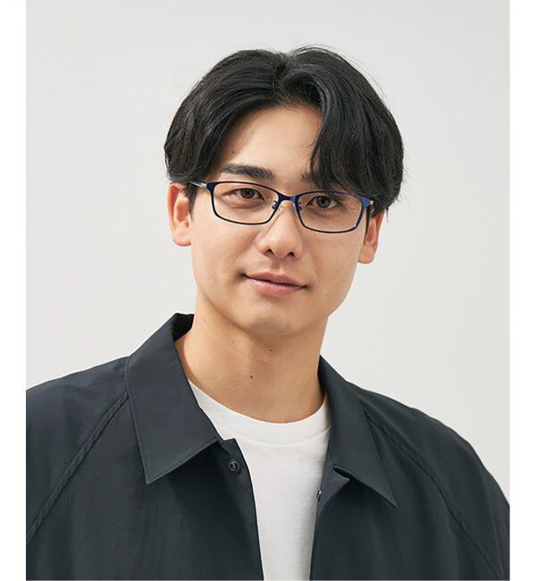  「MARVEL COLLECTION 2024 スパイダーマン | スクエア型 メガネ メタルフレーム  レンズ交換券付」|メガネ|ネイビー3