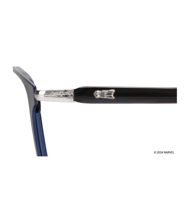  「MARVEL COLLECTION 2024 スパイダーマン | スクエア型 メガネ メタルフレーム  レンズ交換券付」|メガネ|