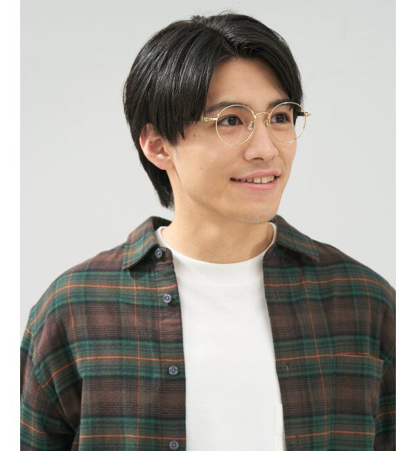  「ボストン型 メガネ | ラバーテンプル 伊達メガネ 度付きメガネ  Zoff｜FASHION  レンズ交換券付」|メガネ|