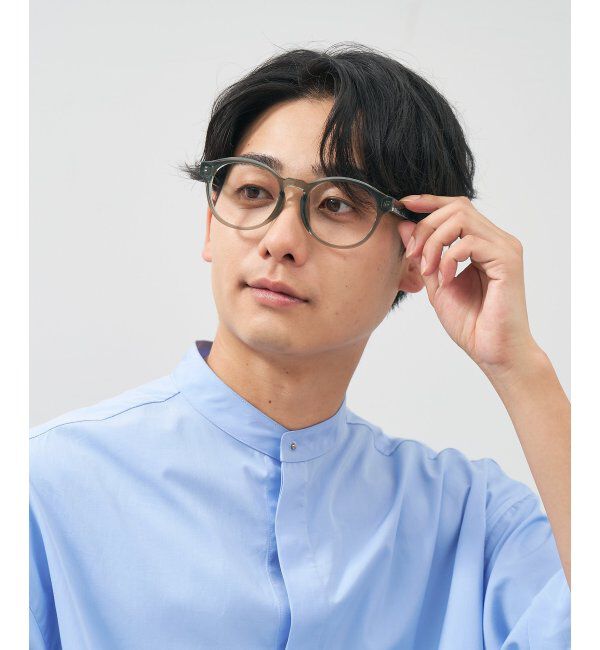  「ボストン型 メガネ│小顔効果 プラスチックフレーム│ビッグシェイプ｜ レンズ交換券付」|メガネ|