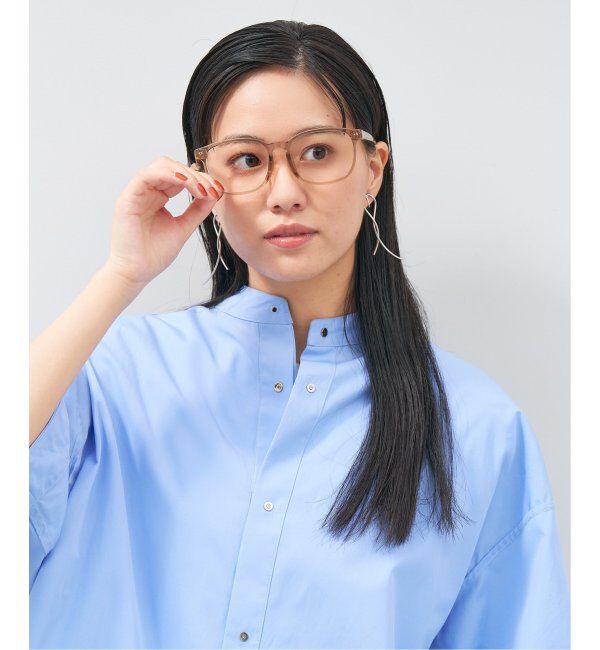  「ウェリントン型 メガネ│綺麗め プラスチックフレーム│レトロ｜ レンズ交換券付」|メガネ|