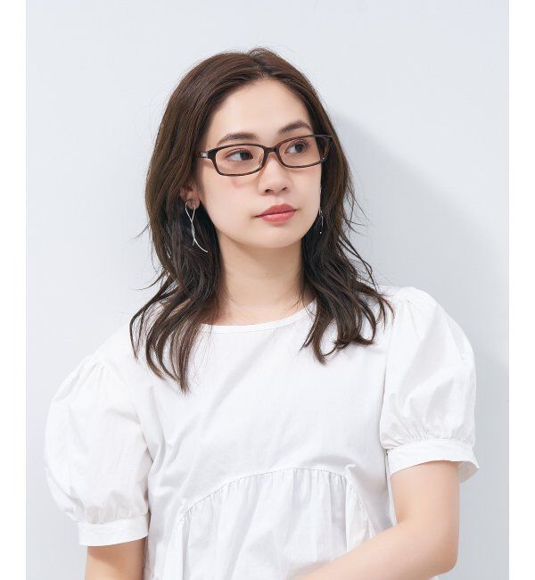  「スクエア型 メガネ｜ ユニセックス 上質感のあるフレーム  レンズ交換券付」|メガネ|