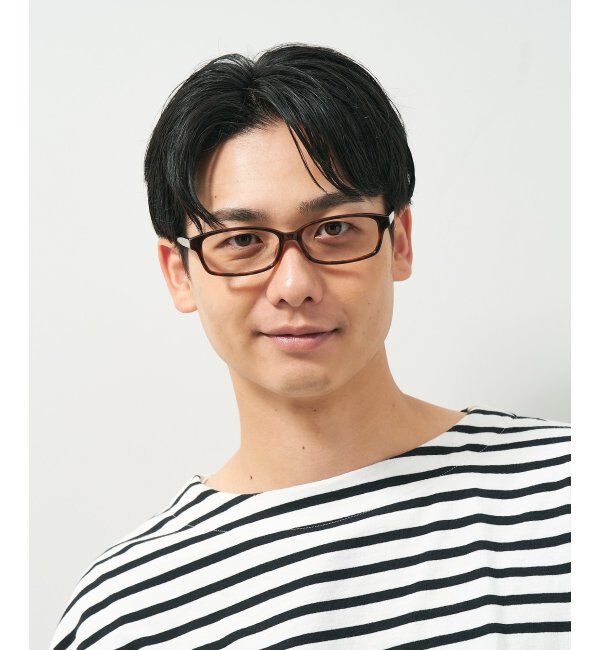  「スクエア型 メガネ｜ ユニセックス 上質感のあるフレーム  レンズ交換券付」|メガネ|