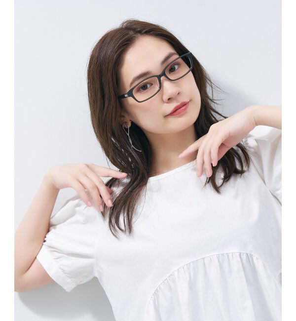  「スクエア型 メガネ｜ ユニセックス 上質感のあるフレーム  レンズ交換券付」|メガネ|