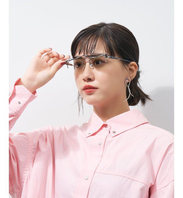  「Zoff|UNITED ARROWS| 跳ね上げ式 サングラス |フリップアップ FLIP UP｜ユナイテッドアローズ」|サングラス|シルバー