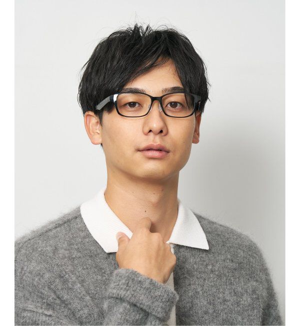  「ウェリントン型メガネ｜軽量｜伊達メガネ｜度あり｜度なし｜Zoff｜SMART REGULAR レンズ交換券付」|メガネ|ブラック