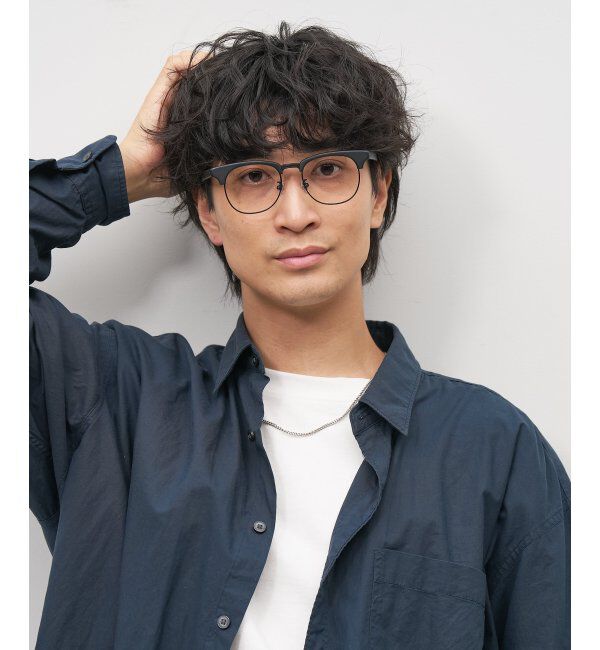  「ウェリントン型 メガネ｜伊達メガネ｜ビジネス｜Zoff｜FLIPUP(跳ね上げ式) レンズ交換券付」|メガネ|