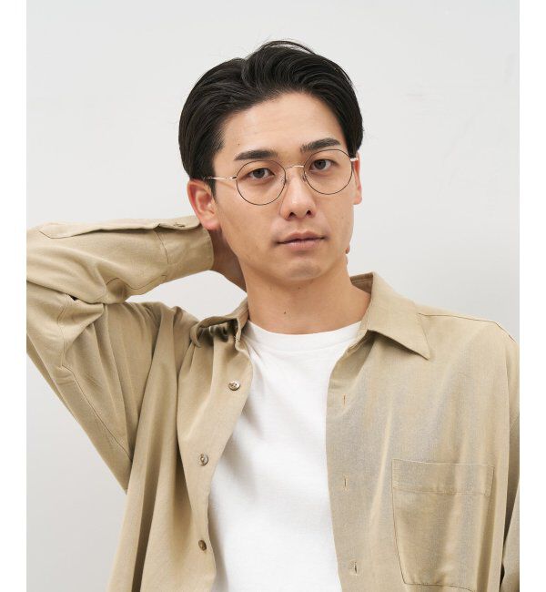  「[中顔面短縮みえメガネ]Zoff｜メガネ｜メタルフレーム 伊達・度付き｜FASHION METAL レンズ交換券付」|メガネ|