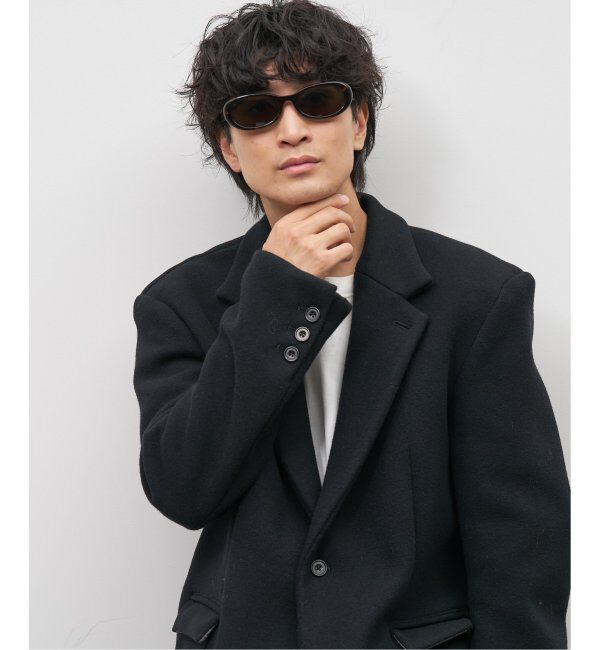  「Zoff｜Knuth Marf オーバル型 サングラス   横長｜カラーレンズ｜UVカット 紫外線対策｜ユニセックス  」|サングラス|