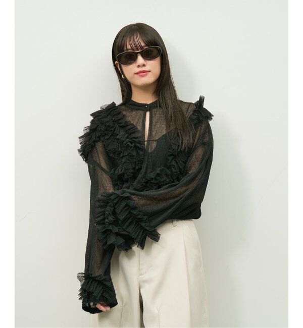  「Zoff｜Knuth Marf オーバル型 サングラス   横長｜カラーレンズ｜UVカット 紫外線対策｜ユニセックス  」|サングラス|