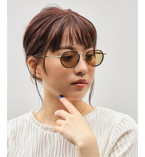  「Zoff｜Knuth Marf ボストン型 サングラス   クラウンパント｜UVカット 紫外線対策｜ユニセックス  」|サングラス|