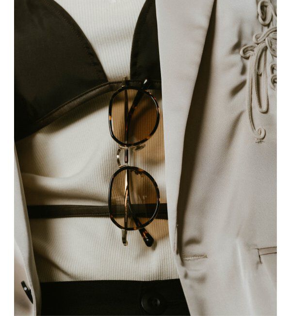  「Zoff｜Knuth Marf ボストン型 サングラス   クラウンパント｜UVカット 紫外線対策｜ユニセックス  」|サングラス|