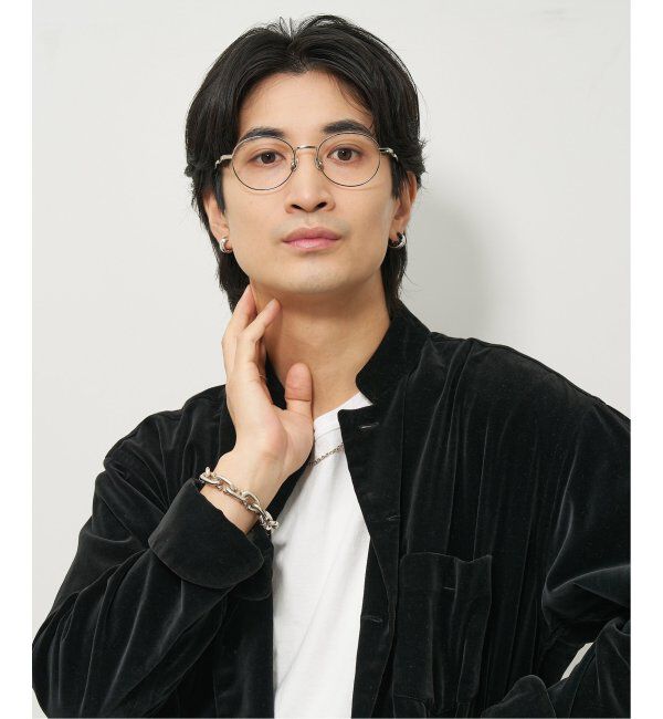  「【LOVE BY e.m.コラボ】&ldquo;flutter&rdquo;｜ボストン型メタルフレーム｜Zoff｜LOVE BY e.m. レンズ交換券付」|メガネ|